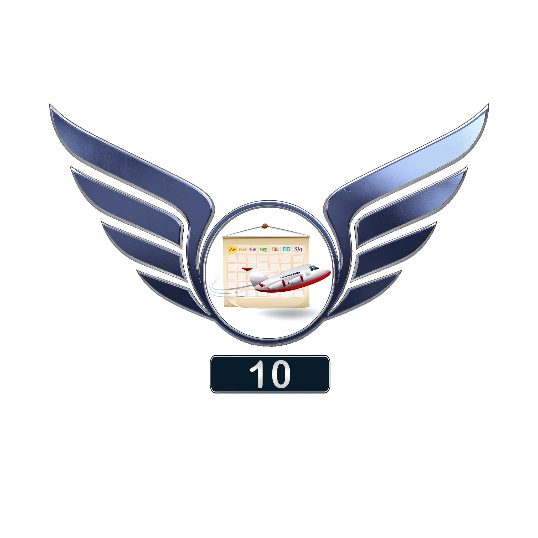 Award wurde für 10 Daily Flights auf der https://www.feel-free-airline.com verliehen