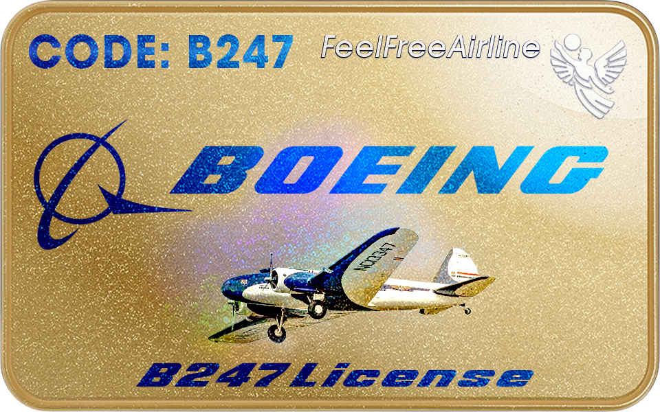 Berechtigte Muster: Boeing 247