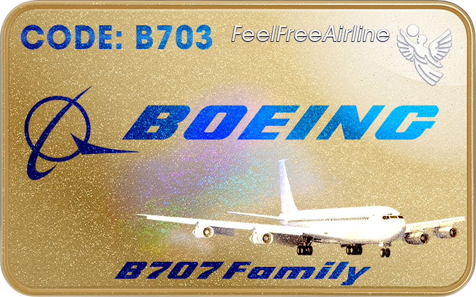 Berechtigte Muster: B707-300 • B707-Frachter
