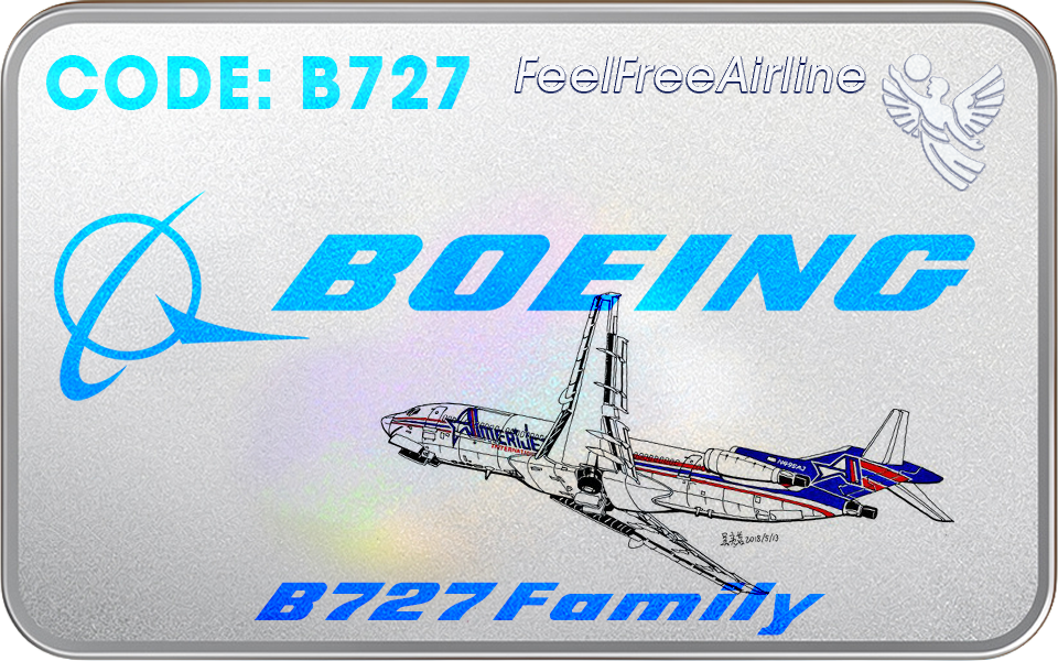 Berechtigte Muster: B727-100 • B727-200 • B727-300