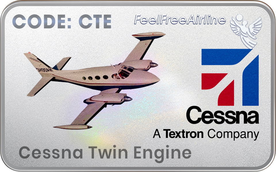 Berechtigte Muster: Cessna 310 • Cessna 340 • Cessna 414 • Cessna 421