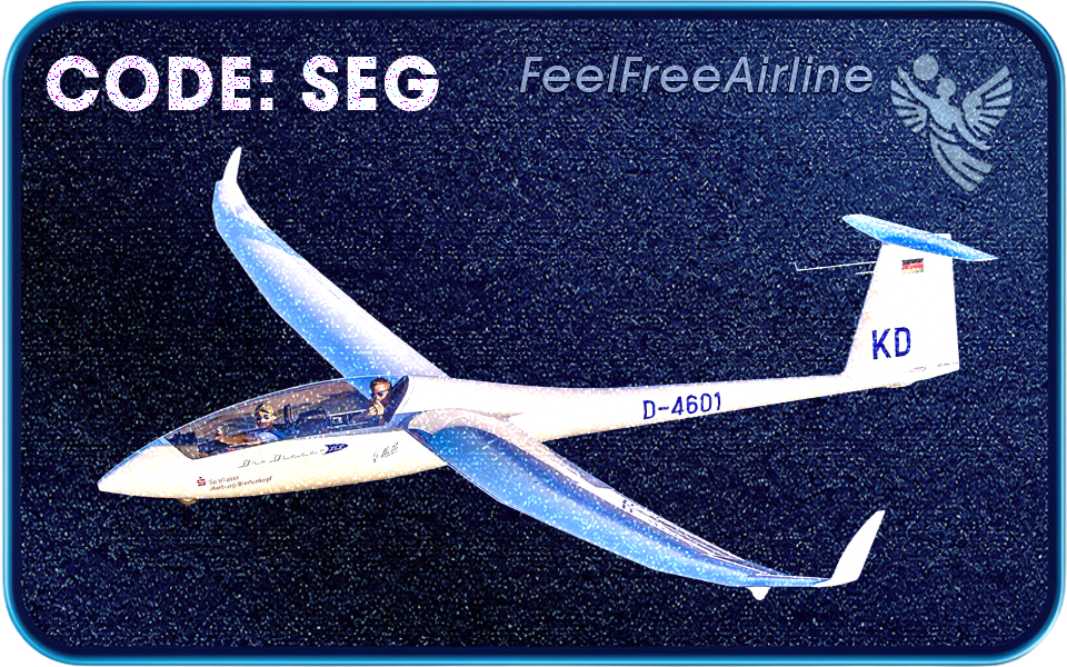 Berechtigte Muster: Segelflugzeug ohne Motor